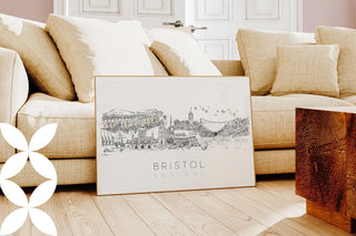 Bristol Skyline by Natalie Ryan UK