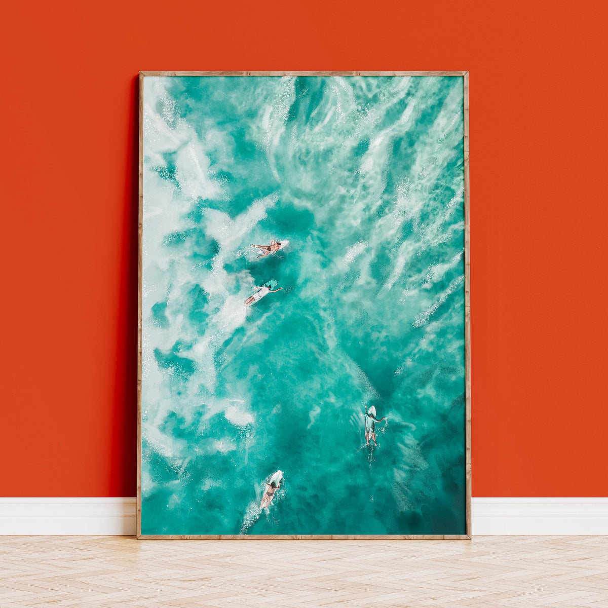 Paddle Boarders art print by Natalie Ryan