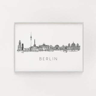 Berlin skyline art print