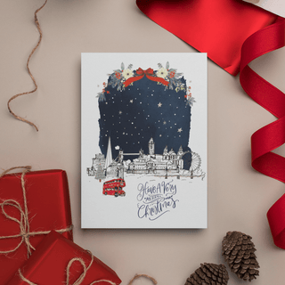 London Skyline Christmas Card