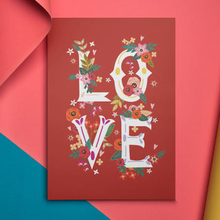 LOVE Valentine's Card | Natalie Ryan Design