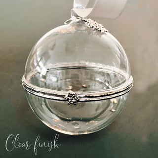 Christmas Bauble with angel wing