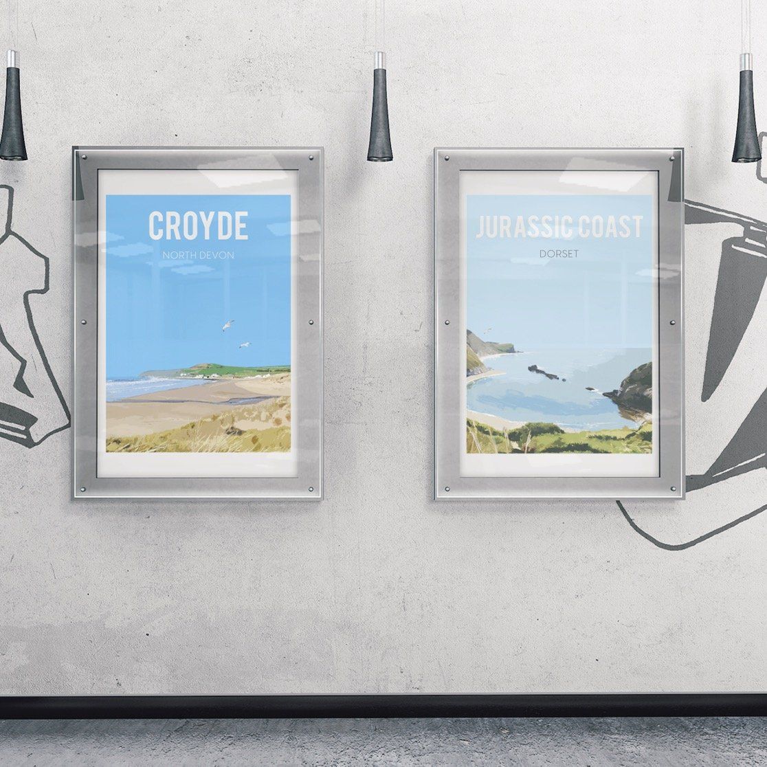 Croyde Art Print - Natalie Ryan Design