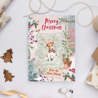 Personalised Jack Russell Christmas Card | Natalie Ryan Design