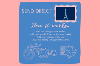 Send direct card service | Natalie Ryan Design