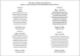 Illustrated Order of Service