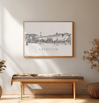 Aberdeen Skyline Print