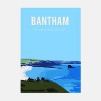 Bantham, South Devon, Art Print