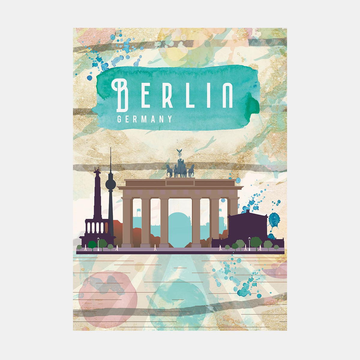 Berlin Travel Poster