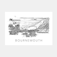 Bournemouth Skyline Art Print