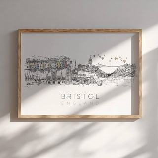 Bristol Skyline Art Print