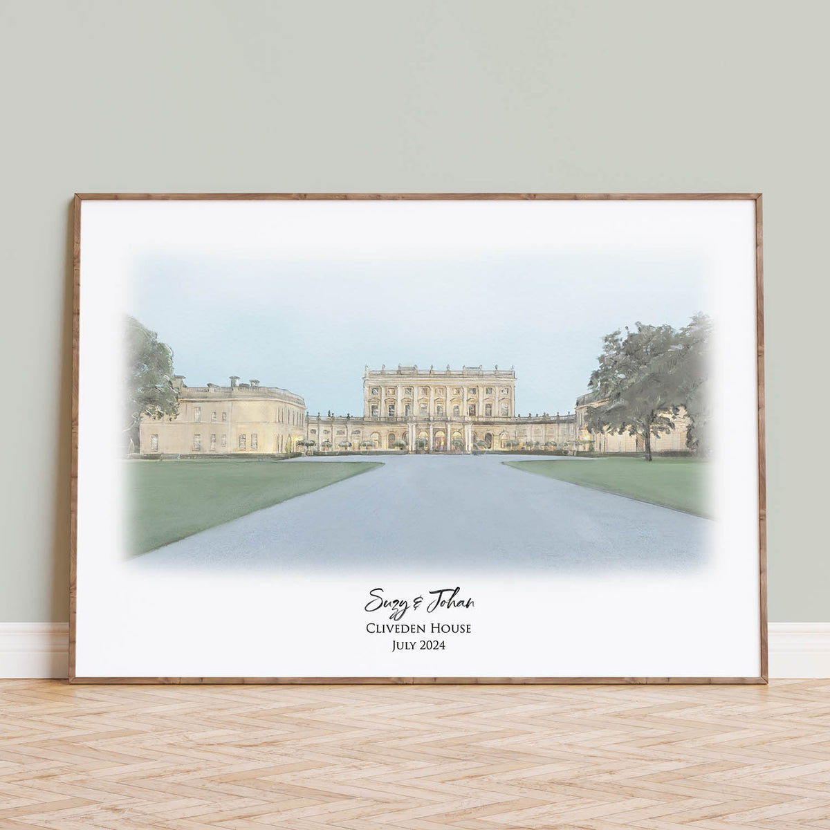 Cliveden House Portrait by Natalie Ryan