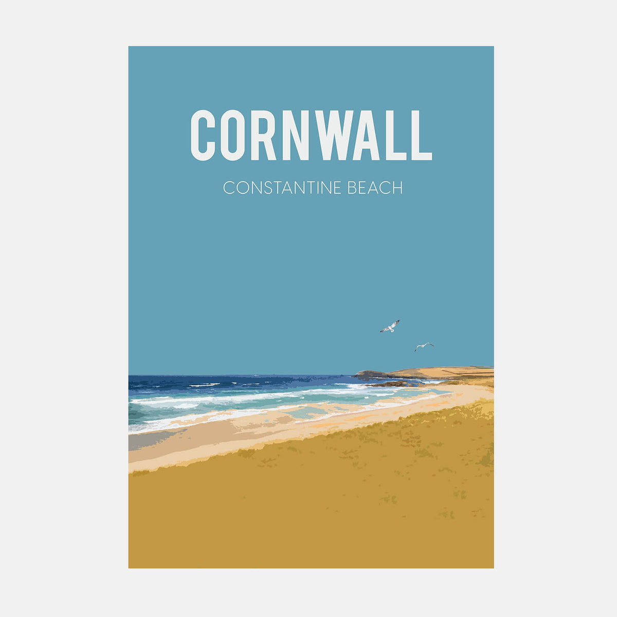 Coastal Tea Towel