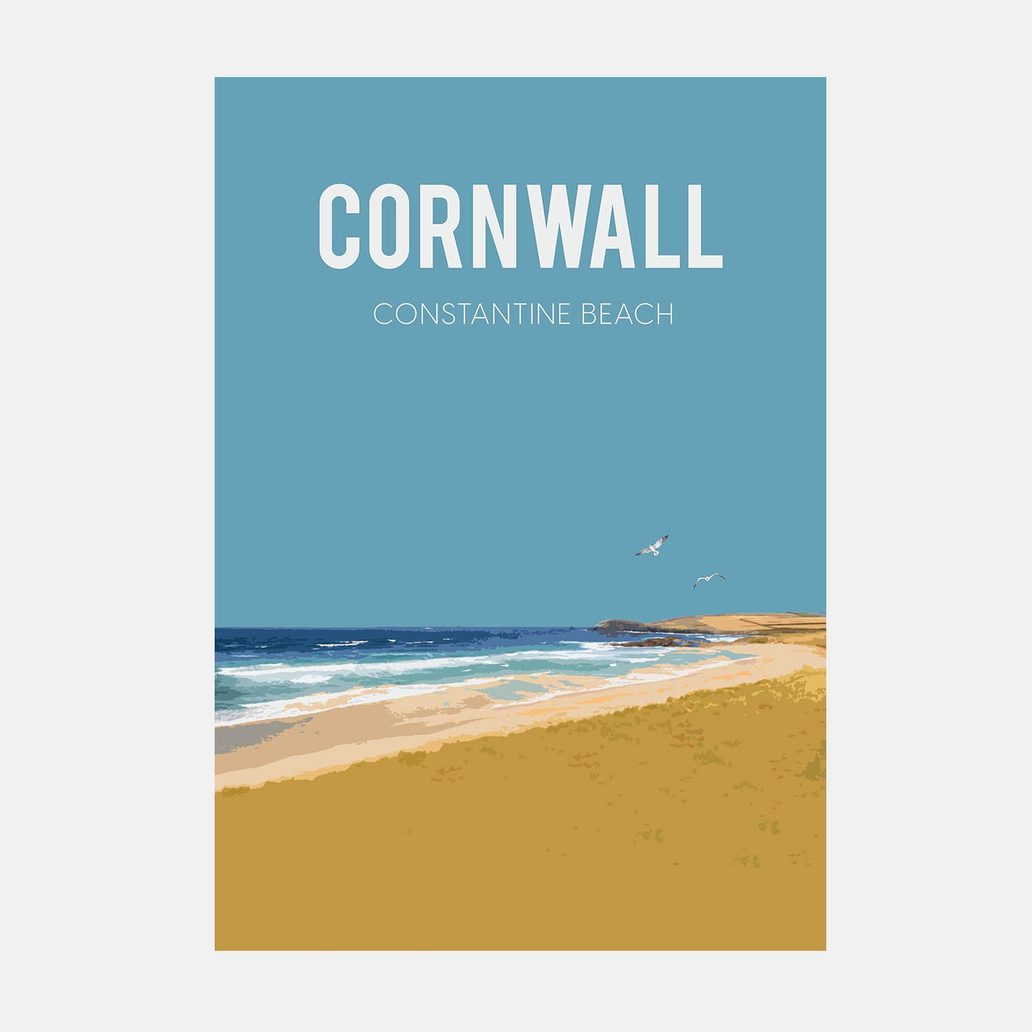 Constantine Beach Art Print