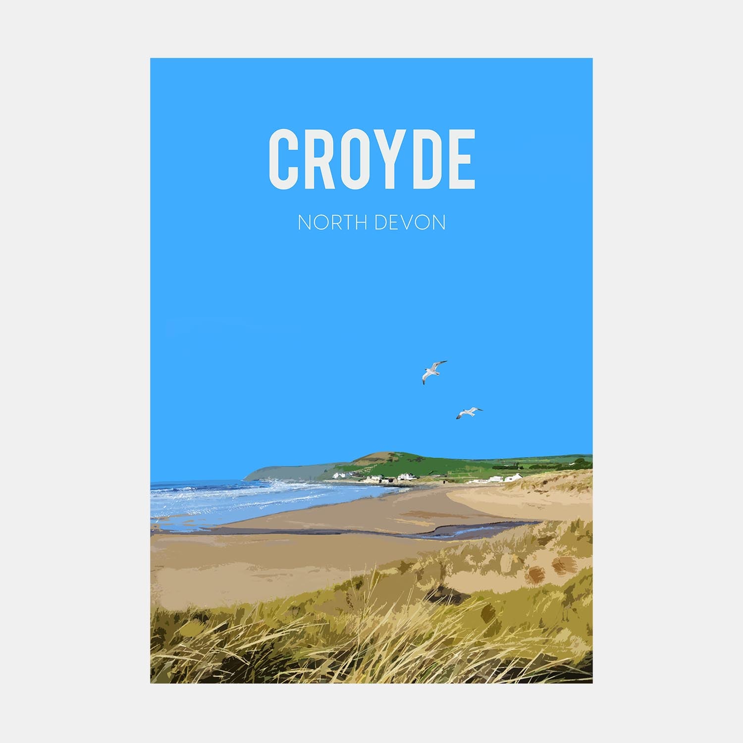 Croyde Art Print