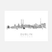 Dublin skyline print