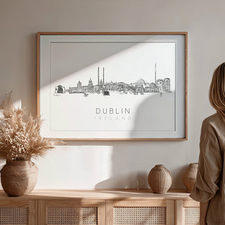 Dublin skyline print