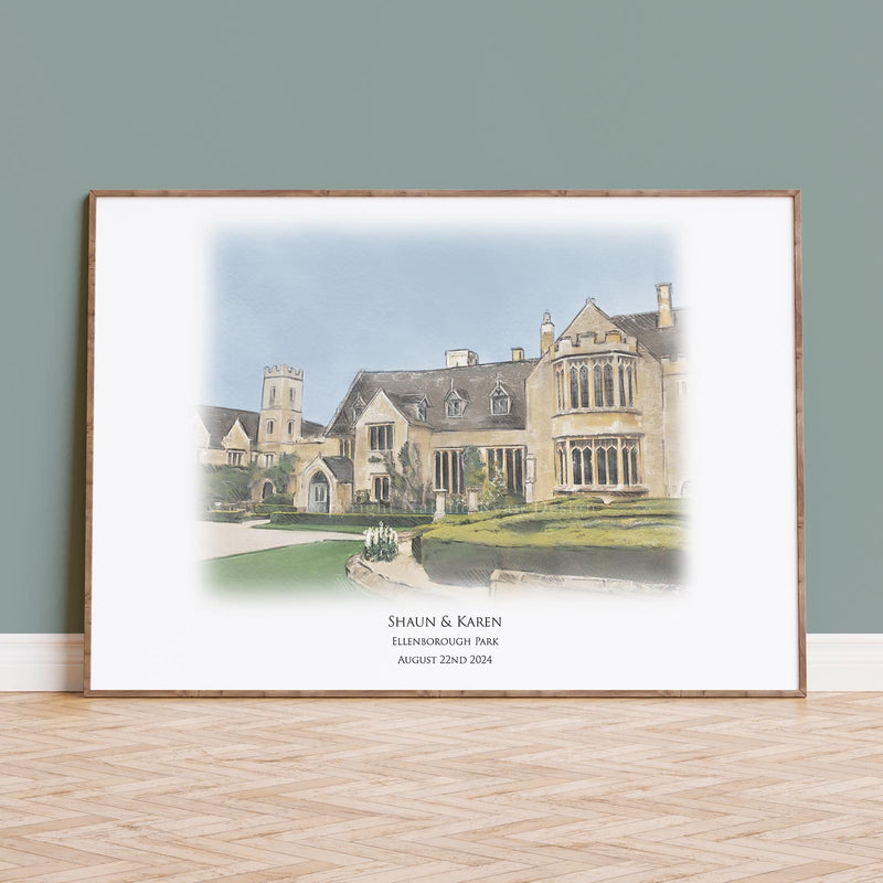 Ellenborough Park Wedding Venue Portrait