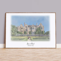 Fawsley Hall Wedding Venue Portrait