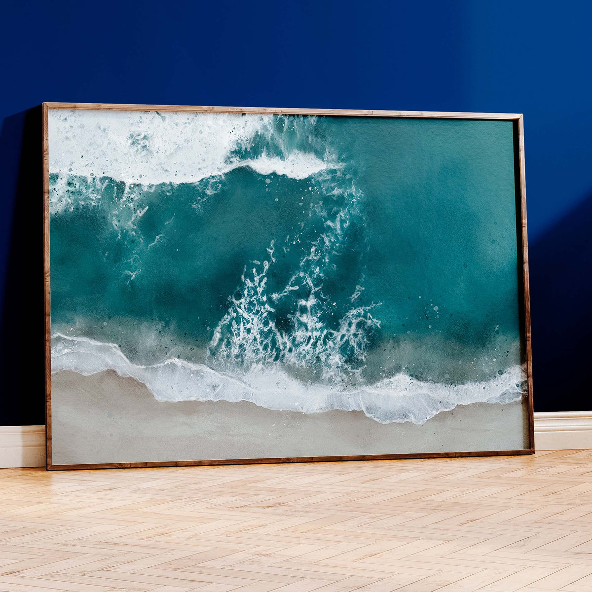 Green Sea Art print