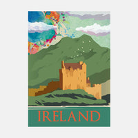 Ireland Travel Poster