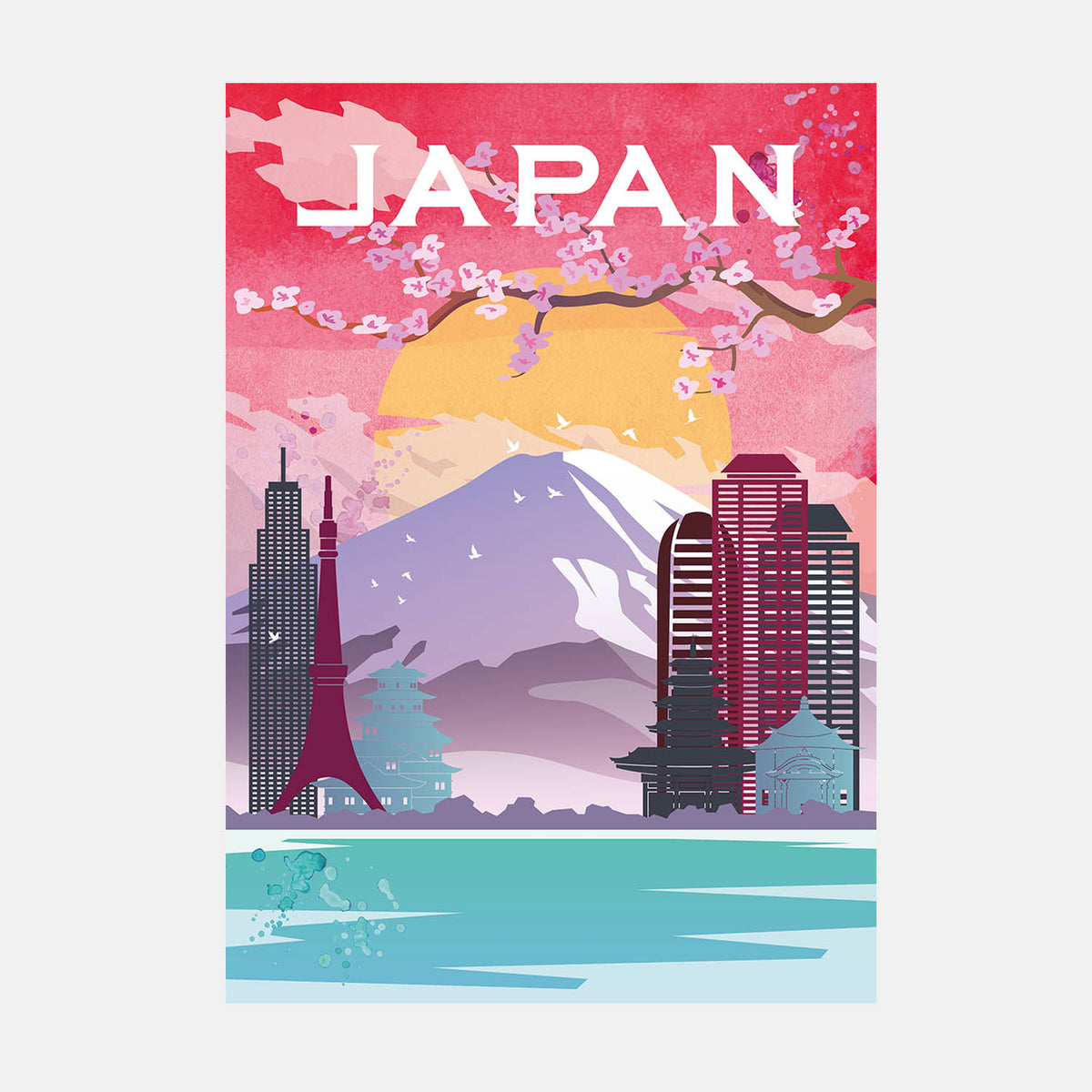 Japan Travel Poster