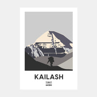 Kailash Adventure Art Print