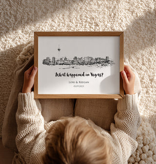 Las Vegas Skyline Art Print