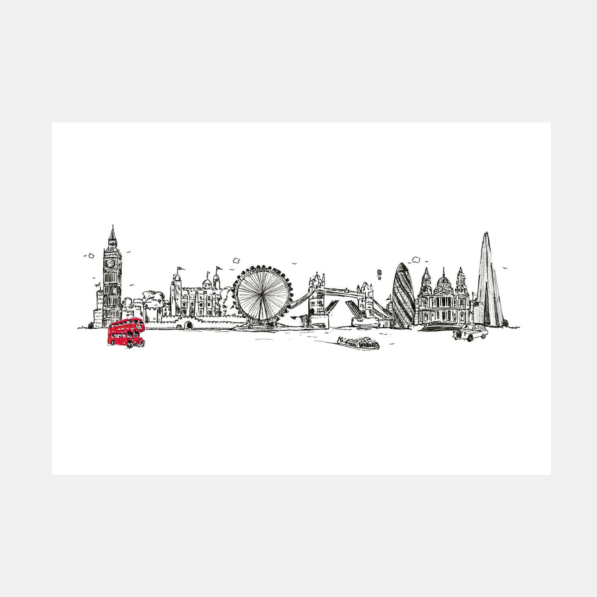 London Skyline Art Print