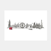 London Skyline Art Print