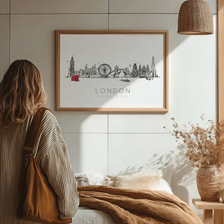 London Skyline Art Print