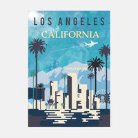 Los Angeles Travel Poster