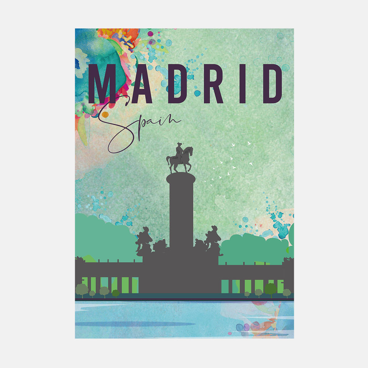 Madrid Travel Print