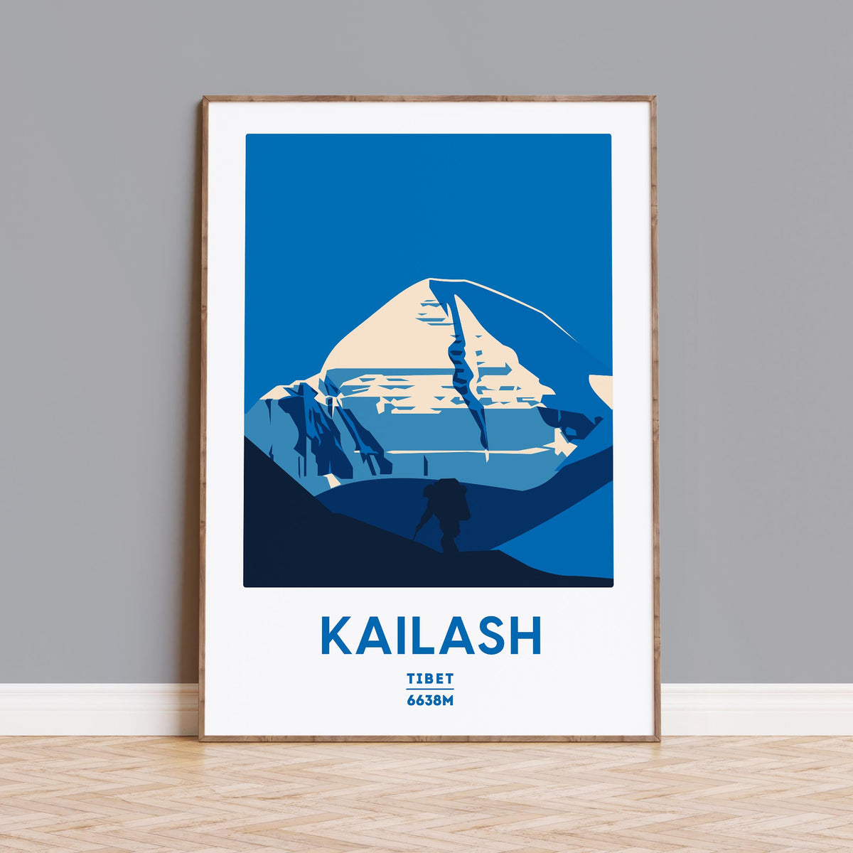 Kailash Mountain Art Print