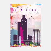 New York Travel Poster