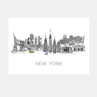 New York Skyline Print