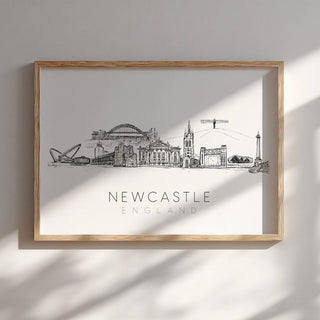 Newcastle Skyline Art Print
