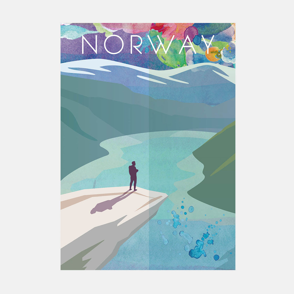 Norway Travel Poster