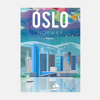 Oslo Travel Poster