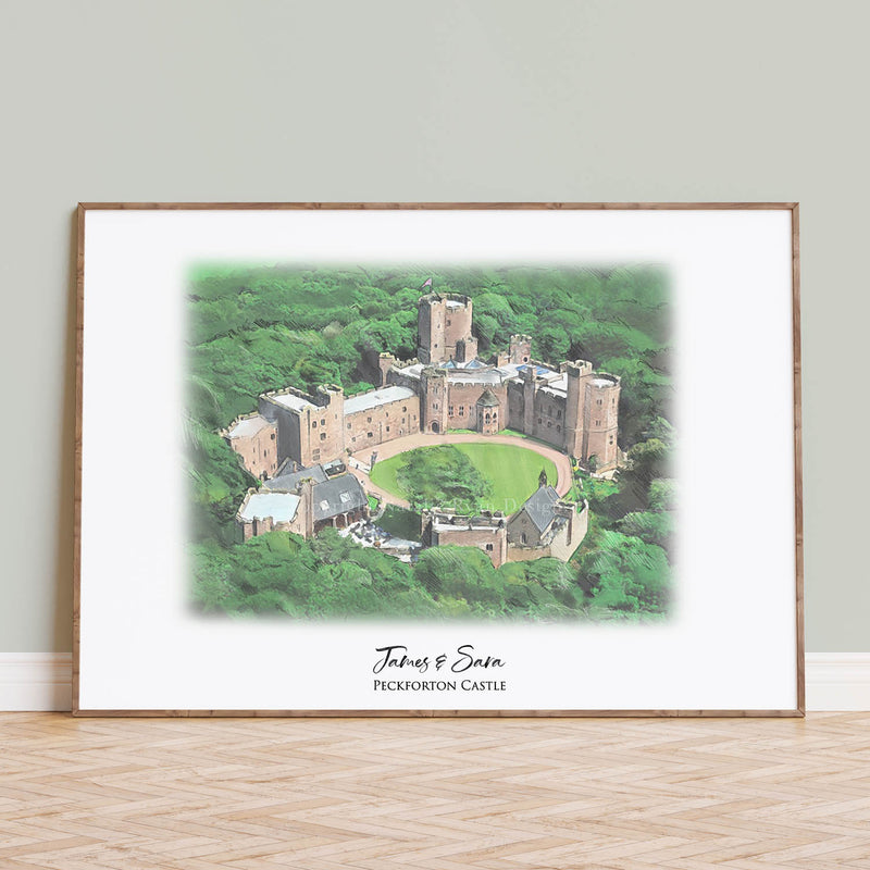 Peckforton Castle Portrait by Natalie Ryan