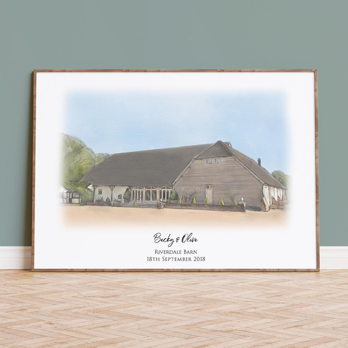 Riverdale Barn Wedding Venue Portrait