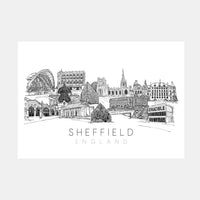 Sheffield Skyline Print