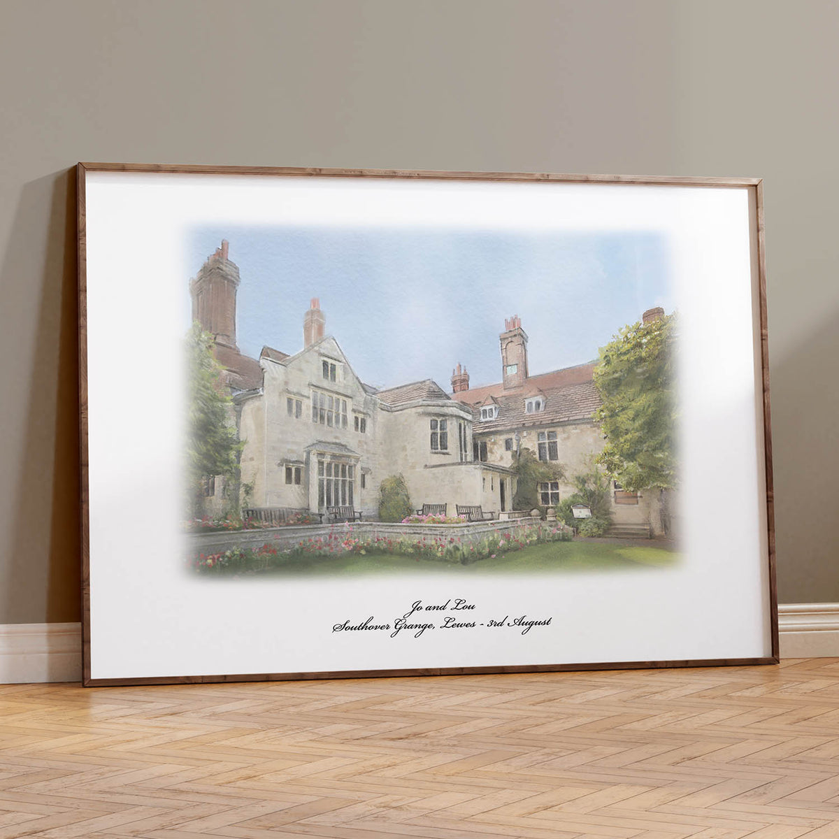 Southover Grange, East Sussex Wedding Portrait