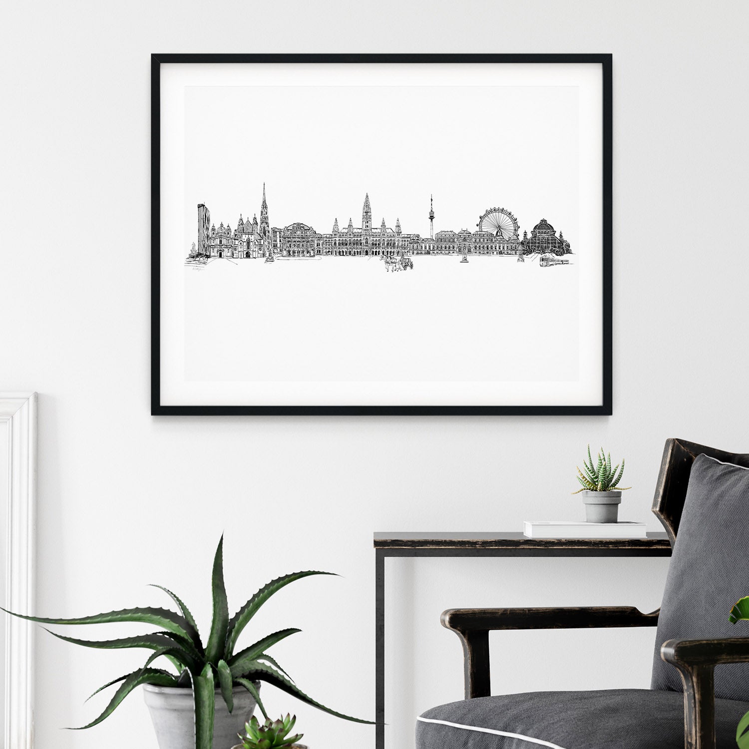 Vienna Austria Drawing | Natalie Ryan