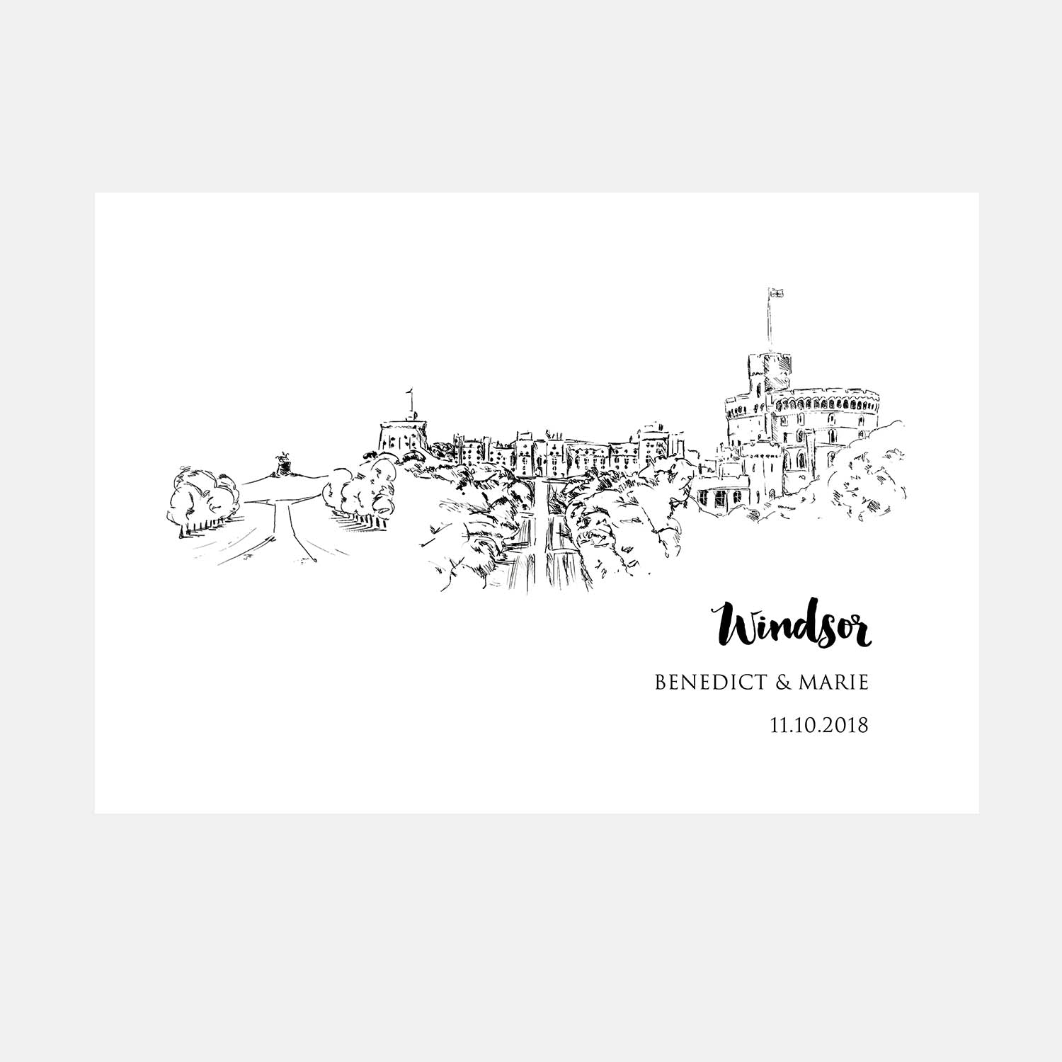 Windsor Personalised Print