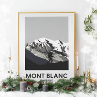 Mont Blanc Adventure Art Print