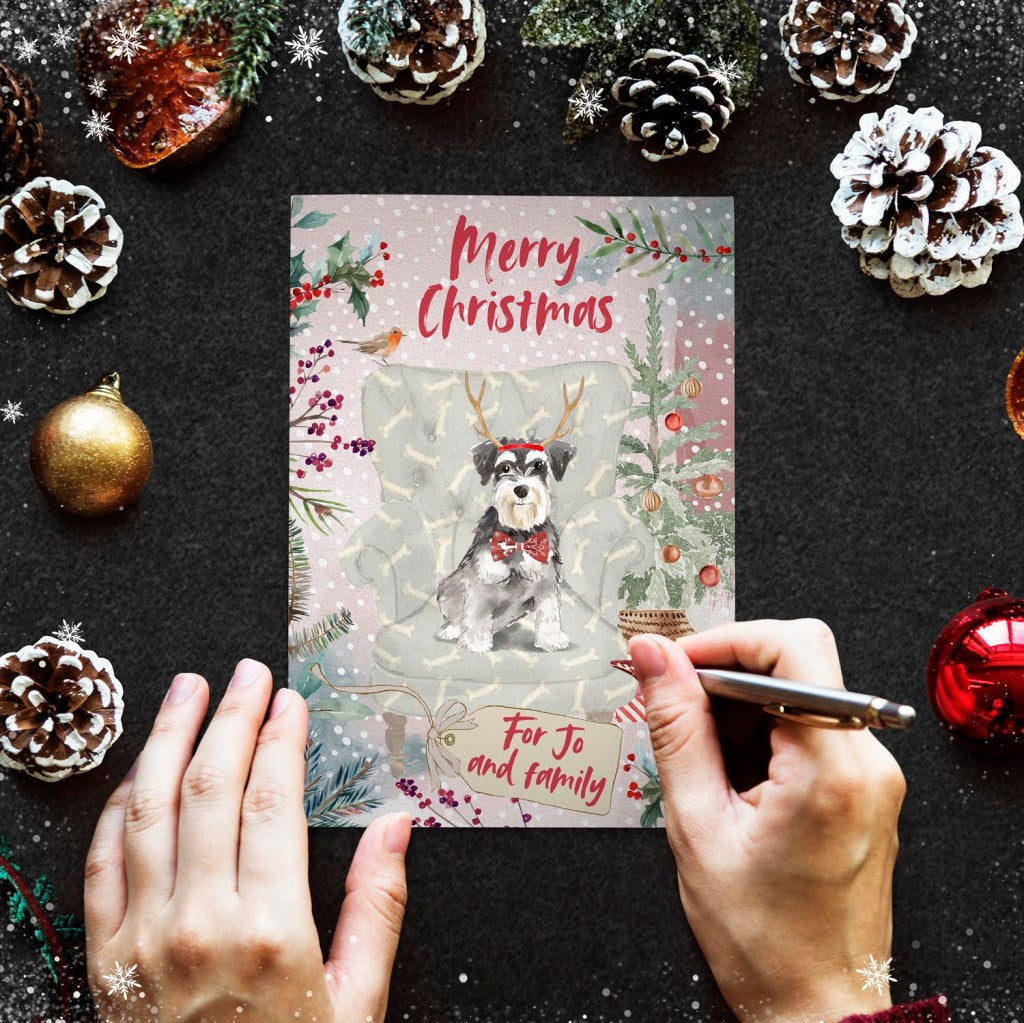 Personalised Christmas Card by Natalie Ryan