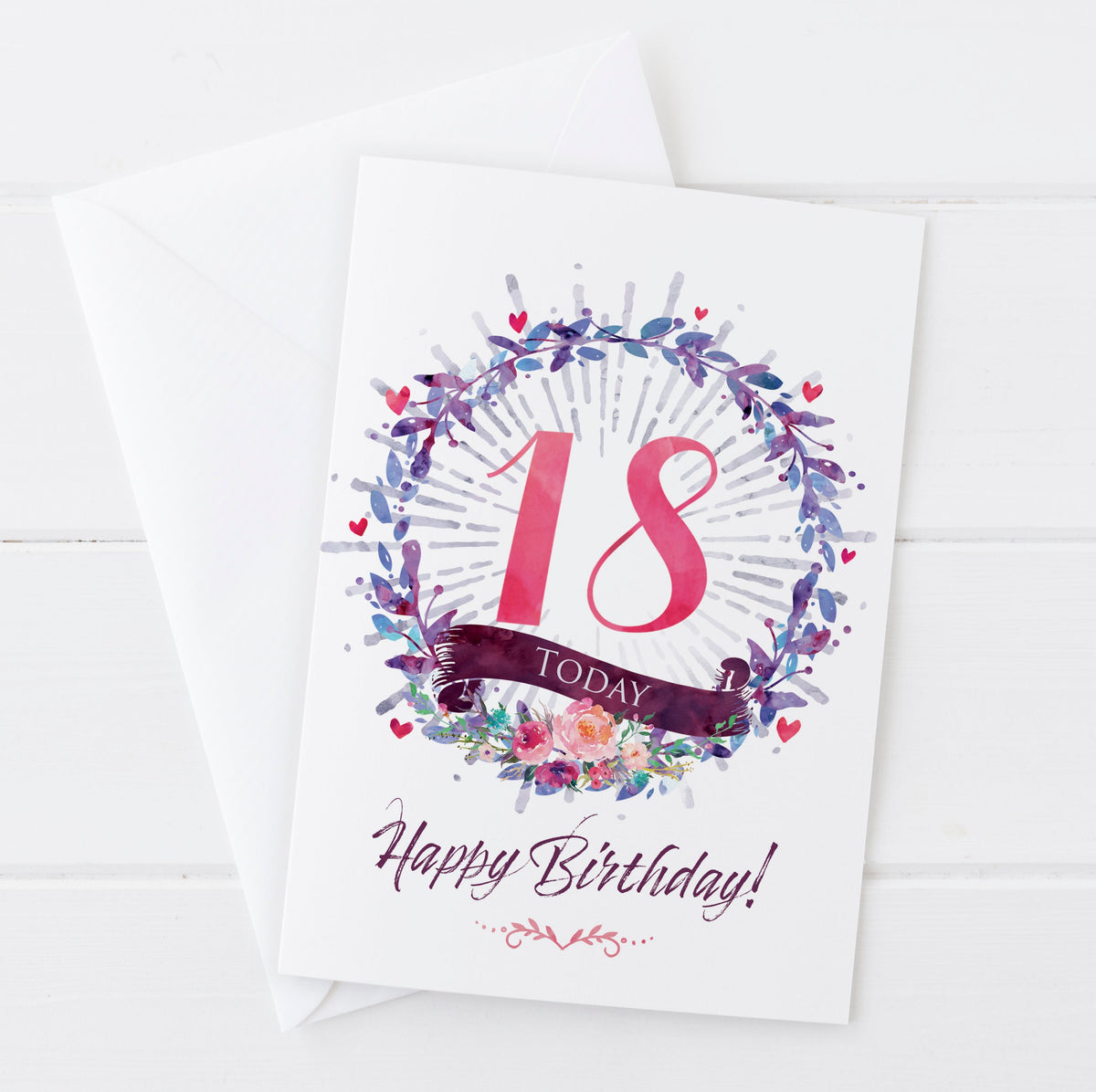 Happy 18th Birthday Card | Natalie Ryan Design