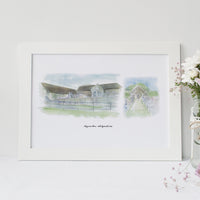 Wedding Venue Double Illustration