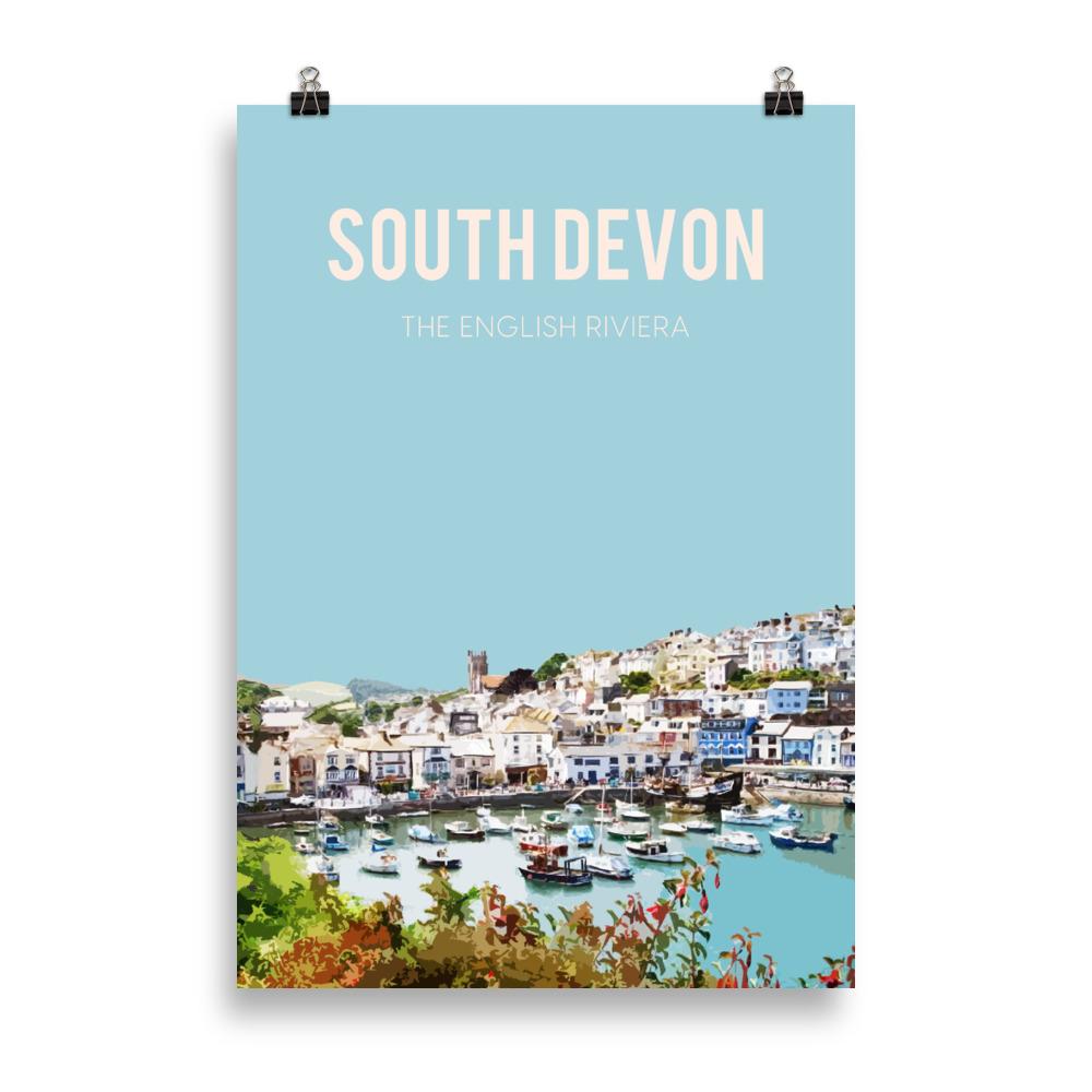 Brixham Devon Art Print - 1